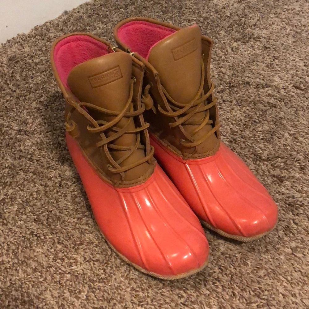Sperry Coral Saltwater Duck Boots